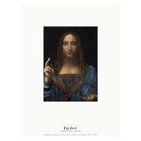 Obrazová reprodukce The Salvator mundi (Il Salvator mundi) - Leonardo da Vinci, (30 x 40 cm)