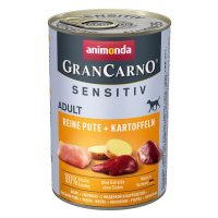 Animonda GranCarno Sensitiv čisté krůtí maso s bramborami 6x400g