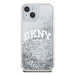 DKNY Liquid Glitter Arch Logo Zadní Kryt pro iPhone 15 Transparent