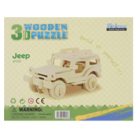 Dřevěné 3D puzzle - Jeep JRK Kladno