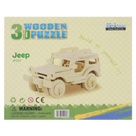 Dřevěné 3D puzzle - Jeep JRK Kladno