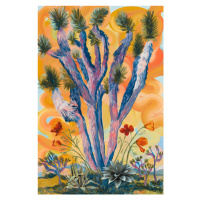 Ilustrace Desert flower, Eleanor Baker, 26.7 × 40 cm