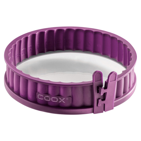 Coox Silikonová forma na koláč se skleněným dnem, Ø 18 cm (lila fialová)
