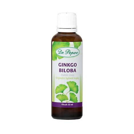 Dr.Popov Kapky bylinné Ginkgo biloba 50ml