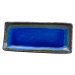 Modrý keramický servírovací talíř MIJ Cobalt, 29 x 12 cm