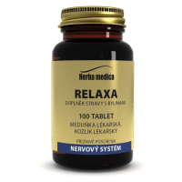 Herbamedica Relaxa meduňka + kozlík lékařský 100 tablet