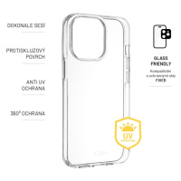 Zadní TPU gelové pouzdro FIXED Slim AntiUV pro Apple iPhone 16 Plus, transparentní