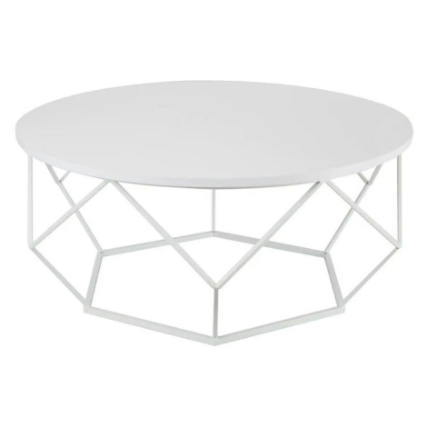 HowHomely Konferenční stolek DIAMOND 41,5x90 cm bílá
