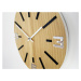 ModernClock Nástěnné hodiny Sheen Wood hnědo-černé