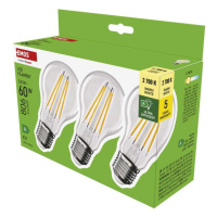 LED žárovka Filament A60 A CLASS/ E27 / 3,8 W (60 W) / 806 lm / teplá bílá