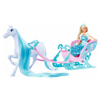 Panenka Steffi s koněm Snow Dream