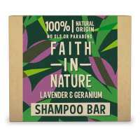 Faith in Nature Tuhý šampon Levandule a pelargonie 85 g