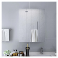 323607 vidaXL Bathroom Mirror Cabinet White 60x15x75 cm MDF