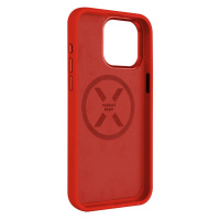 Zadní kryt FIXED MagFlow s podporou MagSafe pro Apple iPhone 15 Pro, červená