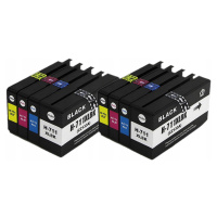 8x inkoust pro Drukarki Hp Designjet T120 T125 T130