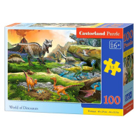 mamido Puzzle 100 dílků Svět dinosaurů