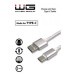 Kabel WG USB-C na USB, 2,1A, 1m, bílá