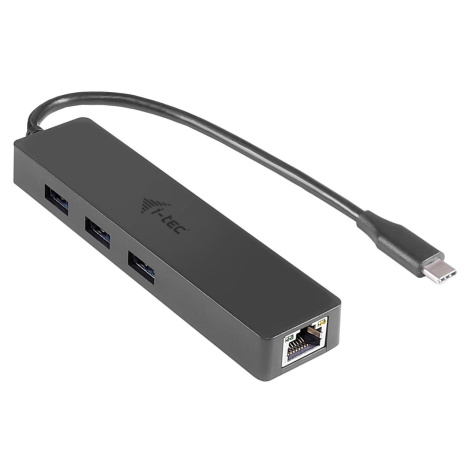 i-tec USB-C 3.1 Slim HUB 3port + Gigabit Ethernet adaptér - C31GL3SLIM