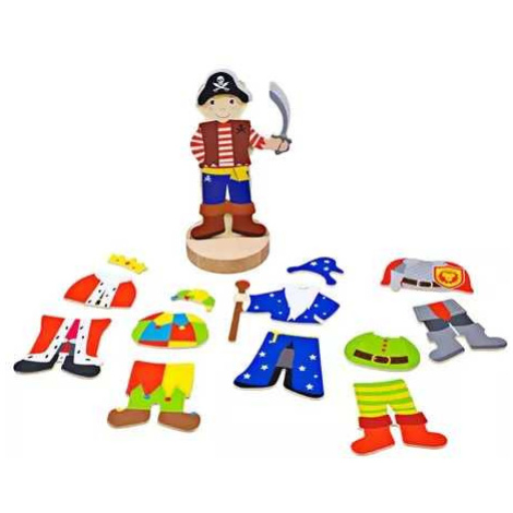 Bigjigs Toys Magnetické oblékací puzzle mystické postavy