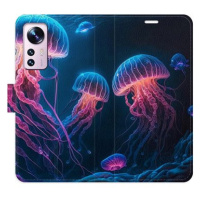 iSaprio flip pouzdro Jellyfish pro Xiaomi 12 / 12X