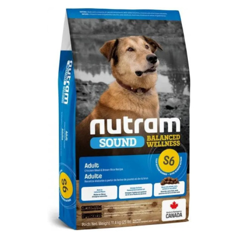 Nutram S6 Sound Adult Dog pro dospělé psy 11,4 kg
