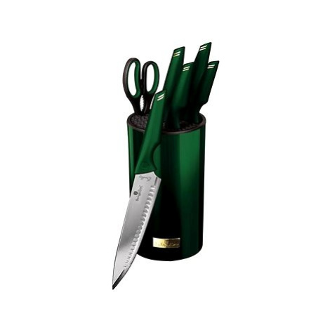 BERLINGERHAUS Sada nožů nerez 7 ks Emerald Collection ve stojanu Berlinger Haus