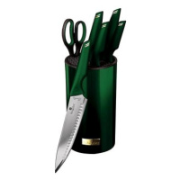 BERLINGERHAUS Sada nožů nerez 7 ks Emerald Collection ve stojanu