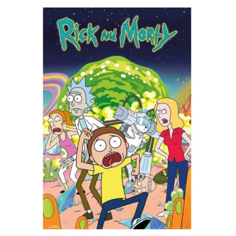 Plakát Rick and Morty - Group (71) Europosters
