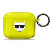 Karl Lagerfeld KLA3UCHFY pouzdro na AirPods 3. Generace Yellow Choupette