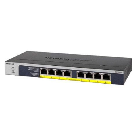 Netgear 8PT POE/POE+ GIGABIT UNMANAGED SWCH