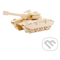 Tank (Drevrné 3D puzzle) - puzzle z kategorie Umělecké