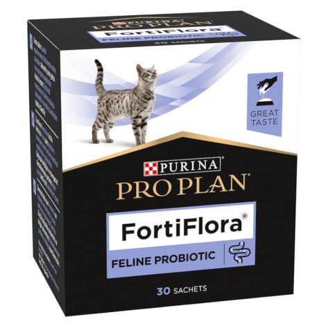 PURINA PRO PLAN Vet Diets FortiFlora probiotikum pro kočky 30x1 g