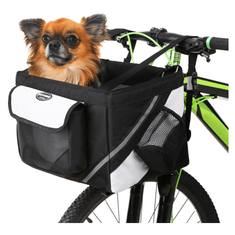 Černý košík na kolo pro psa | do 5 Kg