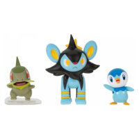 Pokémon akční figurky Axew, Luxio, Piplup 5 - 8 cm