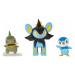 Pokémon akční figurky Axew, Luxio, Piplup 5 - 8 cm