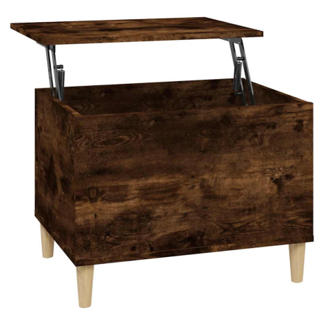 vidaXL Konferenční stolek kouřový dub 60x44,5x45 cm kompozitní dřevo