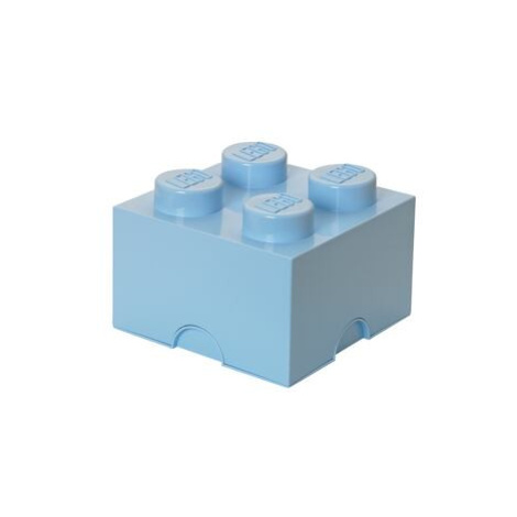 LEGO úložný box 4 - světle modrá