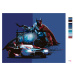 Malování podle čísel - THE BATMAN II Rozměr: 40x50 cm, Rámování: vypnuté plátno na rám