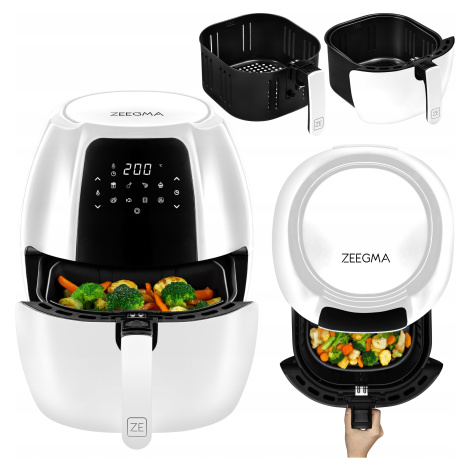 Bílá Fritéza Bez Tuku 7,7 L Fritéza Silná 1800W Velká Air Fryer