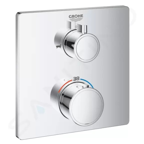 Grohe 24080000 - Termostatická vanová baterie pro 2 spotřebiče, chrom