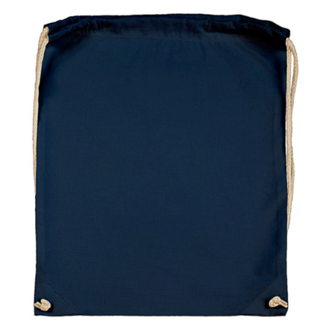 Bavlněný batoh k domalování - barva temně modrá PRIMO