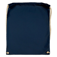 Bavlněný batoh k domalování - barva temně modrá