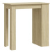 Barový stůl s úložným regálem dub sonoma 102 × 50 × 103,5 cm, 809470