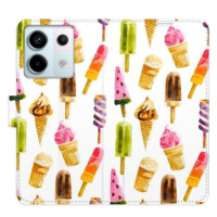 iSaprio flip pouzdro Ice Cream Pattern pro Xiaomi Redmi Note 13 Pro+ 5G