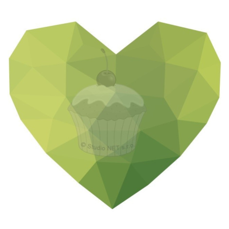 Jedlý papír "zelené srdce" - A4