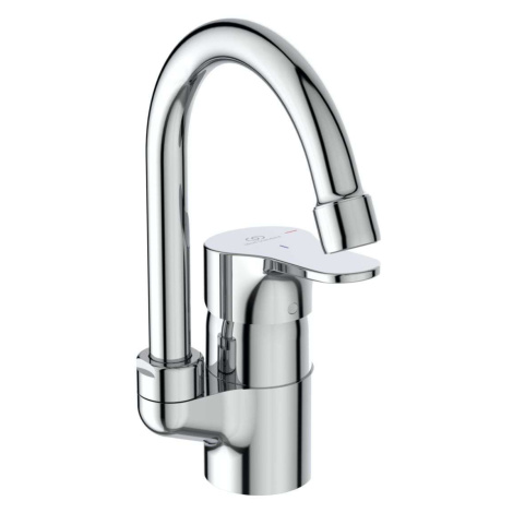 Ideal Standard Cerabase - Umyvadlová baterie s výpustí Click-Clack, Blue Start, chrom BC837AA