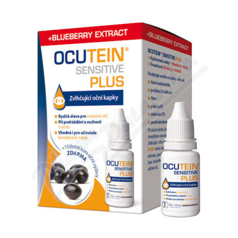OCUTEIN SENSITIVE PLUS oční kapky 15ml+Fresh 15tob
