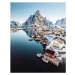 Fotografie aerial view of Reine in Norway, franckreporter, 30 × 40 cm