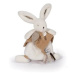 DouDou et Compagnie Paris králíček s muchláčkem béžová 25 cm