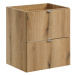 Comad Závěsná skříňka pod umyvadlo Nova Oak s deskou 50 cm dub coast evoke